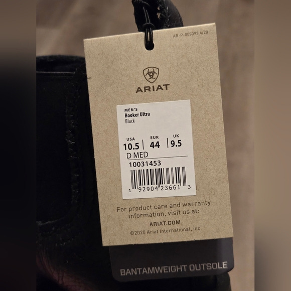 Ariat Men's Booker Ultra Chelsea Boots - Square Toe. - Picture 5 of 6